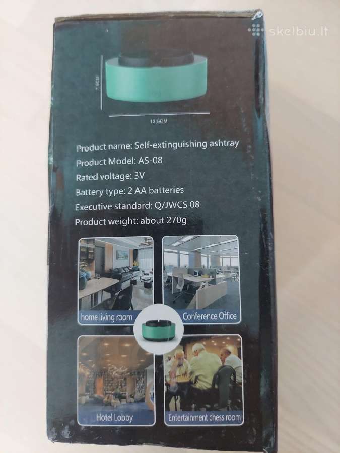 Peleninė, sugerianti cigarečių dūmų kvapą - nuotraukos Nr. 2