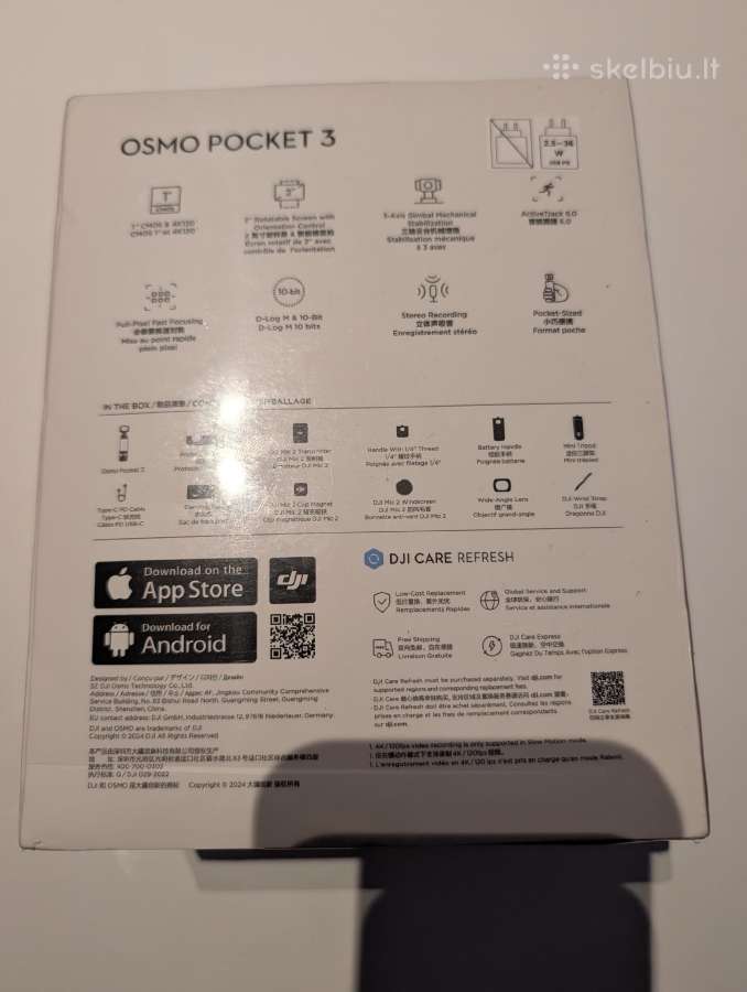 Dji osmo pocket 3 creator combo - nuotraukos Nr. 3
