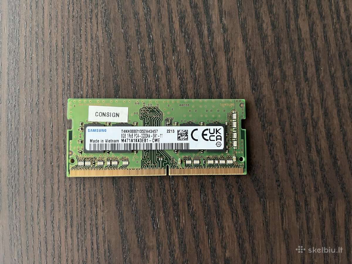 Ddr4-3200 8 GB Samsung Sodimm RAM - nuotraukos Nr. 3