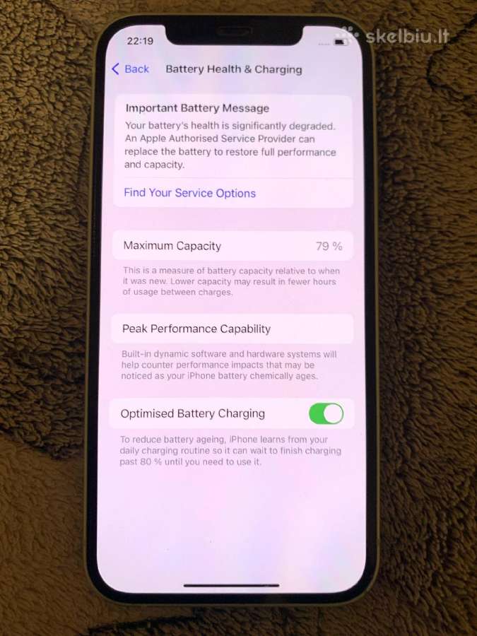 iPhone 12 128 GB – 150 € - nuotraukos Nr. 3