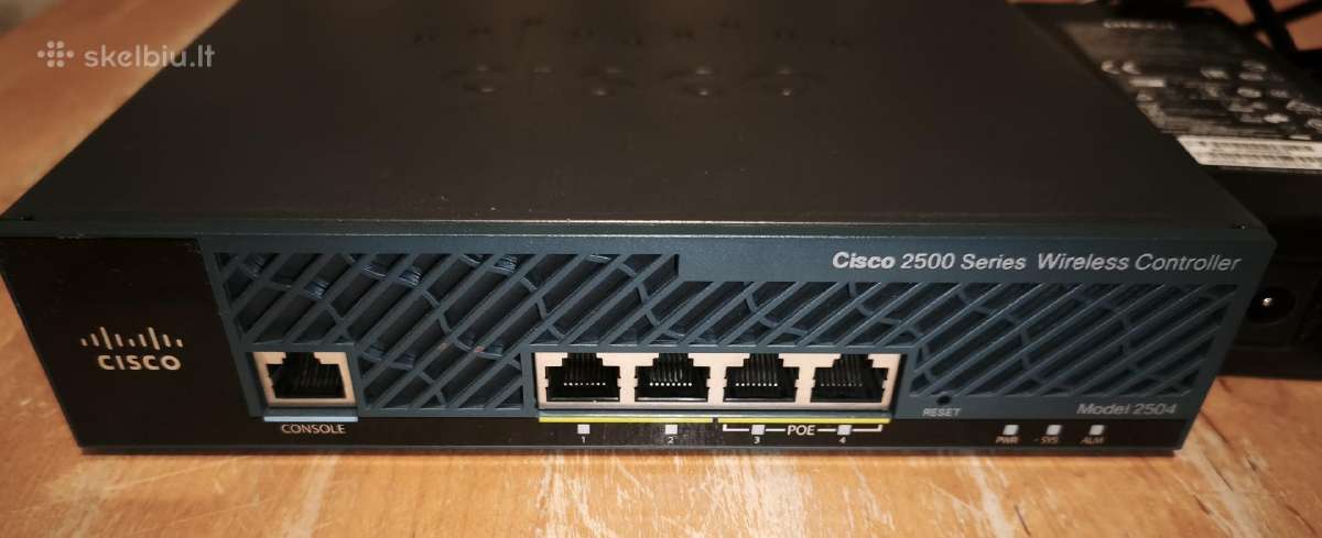 Tinklo valdiklis Cisco 2504 su licencija - nuotraukos Nr. 2