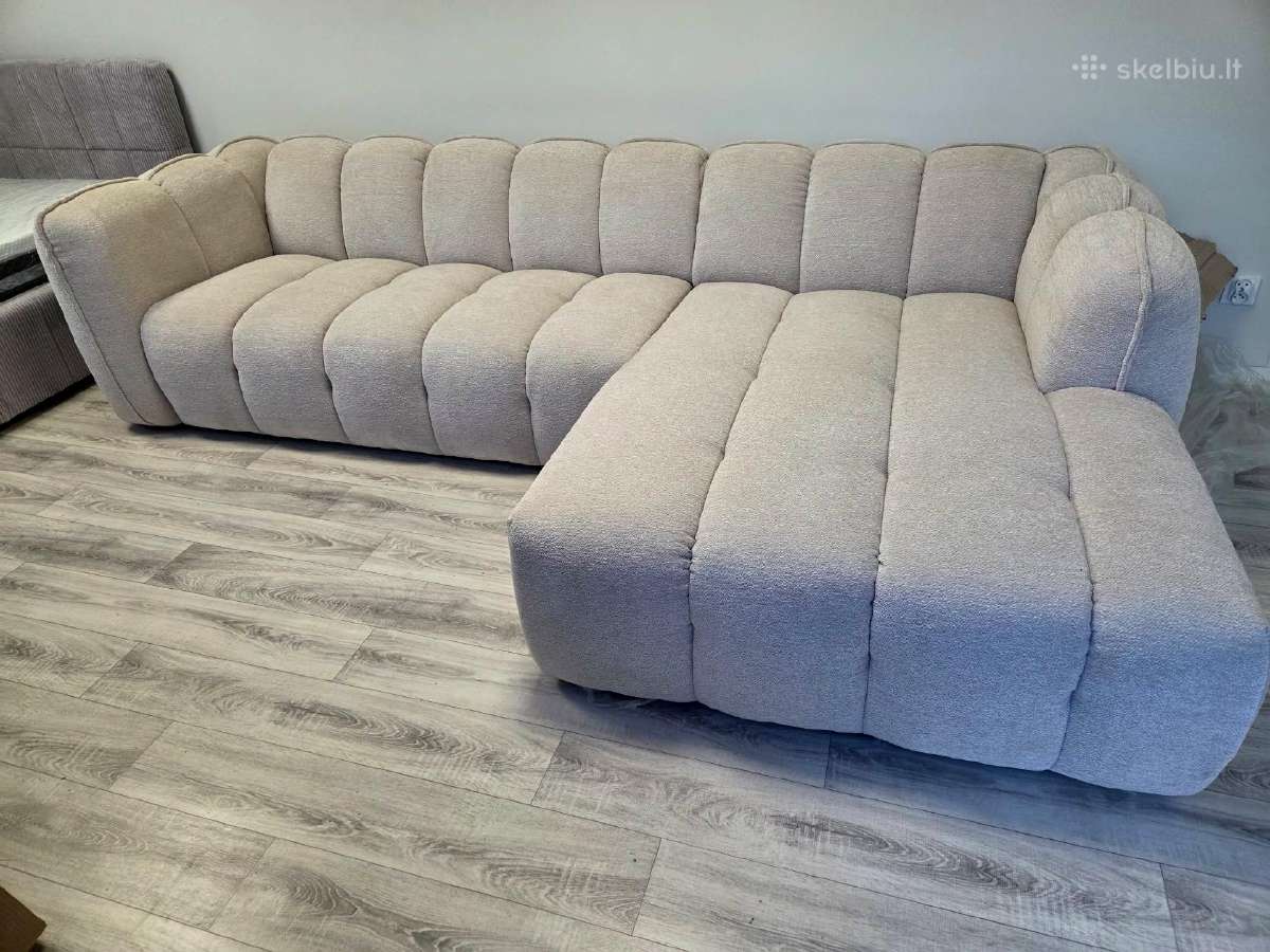 Nauja kokybiška prabangi kampinė sofa. - nuotraukos Nr. 4