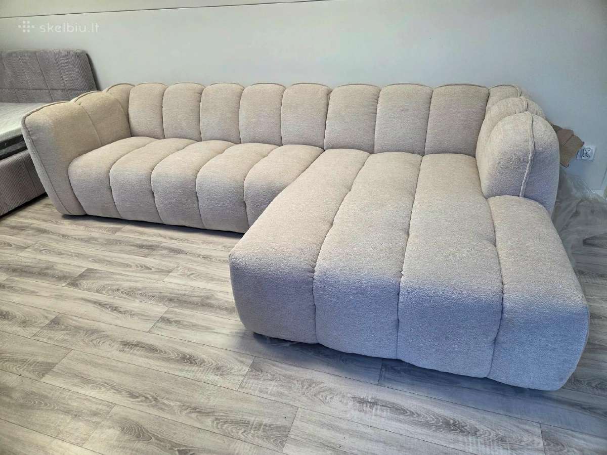 Nauja kokybiška prabangi kampinė sofa. - nuotraukos Nr. 7