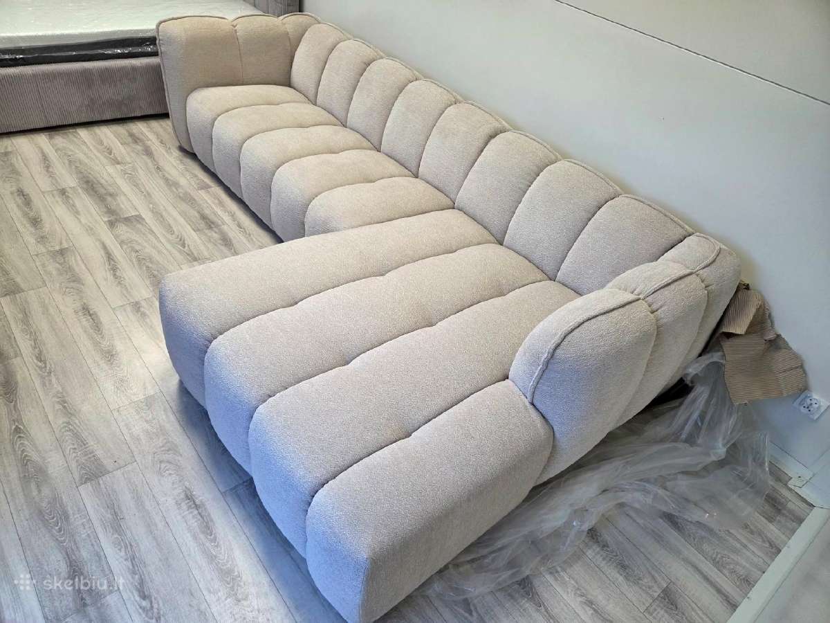 Nauja kokybiška prabangi kampinė sofa. - nuotraukos Nr. 8