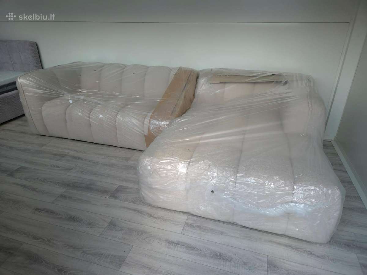 Nauja kokybiška prabangi kampinė sofa. - nuotraukos Nr. 9
