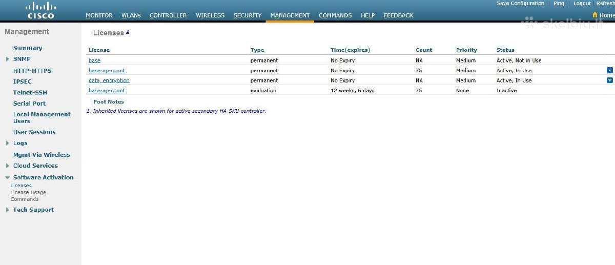 Tinklo valdiklis Cisco 2504 su licencija - nuotraukos Nr. 3