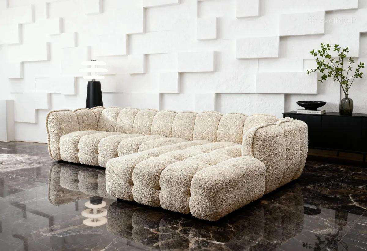 Nauja kokybiška prabangi kampinė sofa. - nuotraukos Nr. 10
