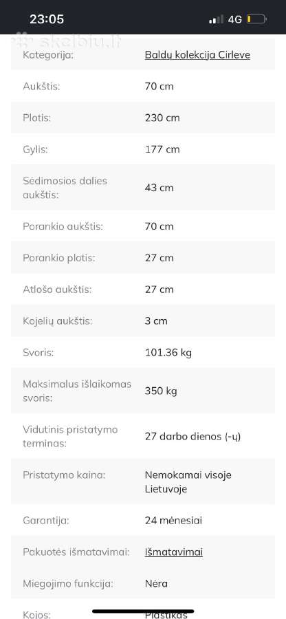 Minkstas kampas sofa - nuotraukos Nr. 3