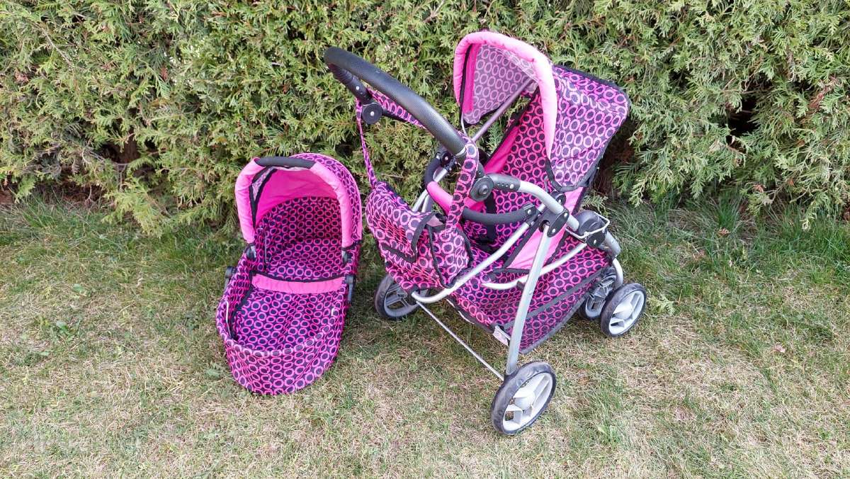 Žaislinis vežimėlis su nešyne ir tašyte - nuotraukos Nr. 5