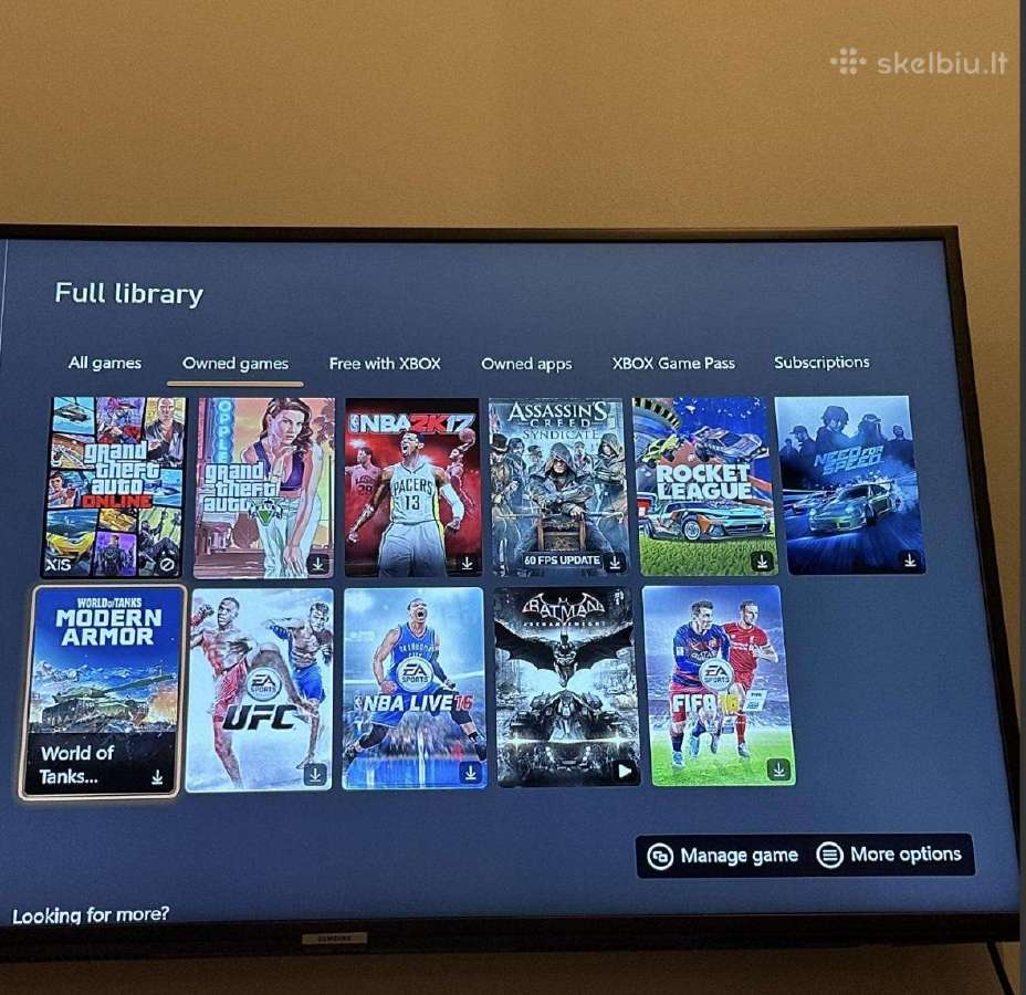 Xbox one su pulteliu ir žaidimais - nuotraukos Nr. 5