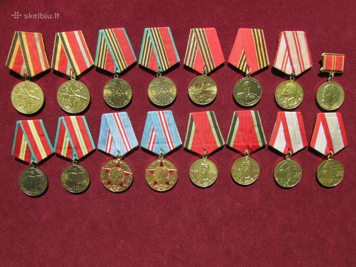 TSRS jubiliejiniai Ww2 medaliai - nuotraukos Nr. 2
