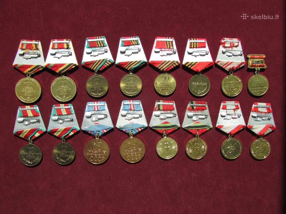 TSRS jubiliejiniai Ww2 medaliai - nuotraukos Nr. 3