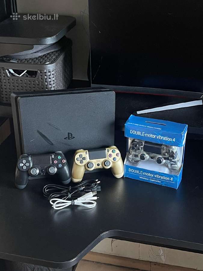 Sony Playstation 4 Slim, 500gb su priedais - nuotraukos Nr. 3