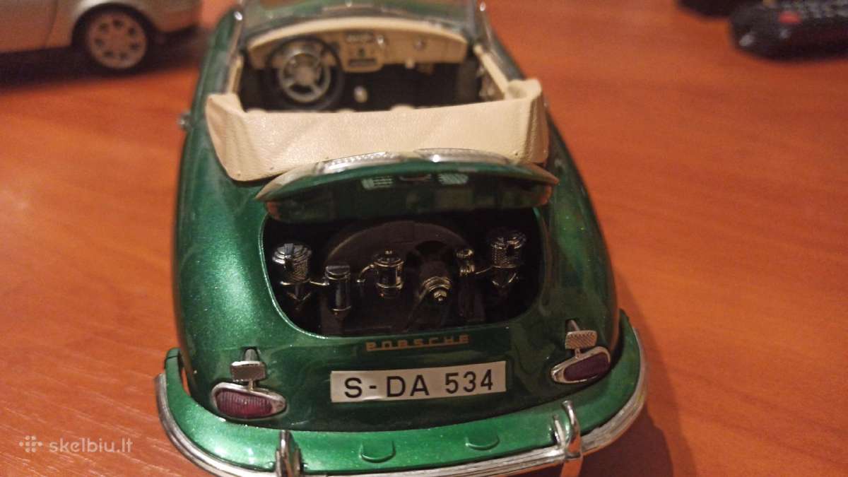 Porsche 365b roadster 1961 1:18 bburago - nuotraukos Nr. 2