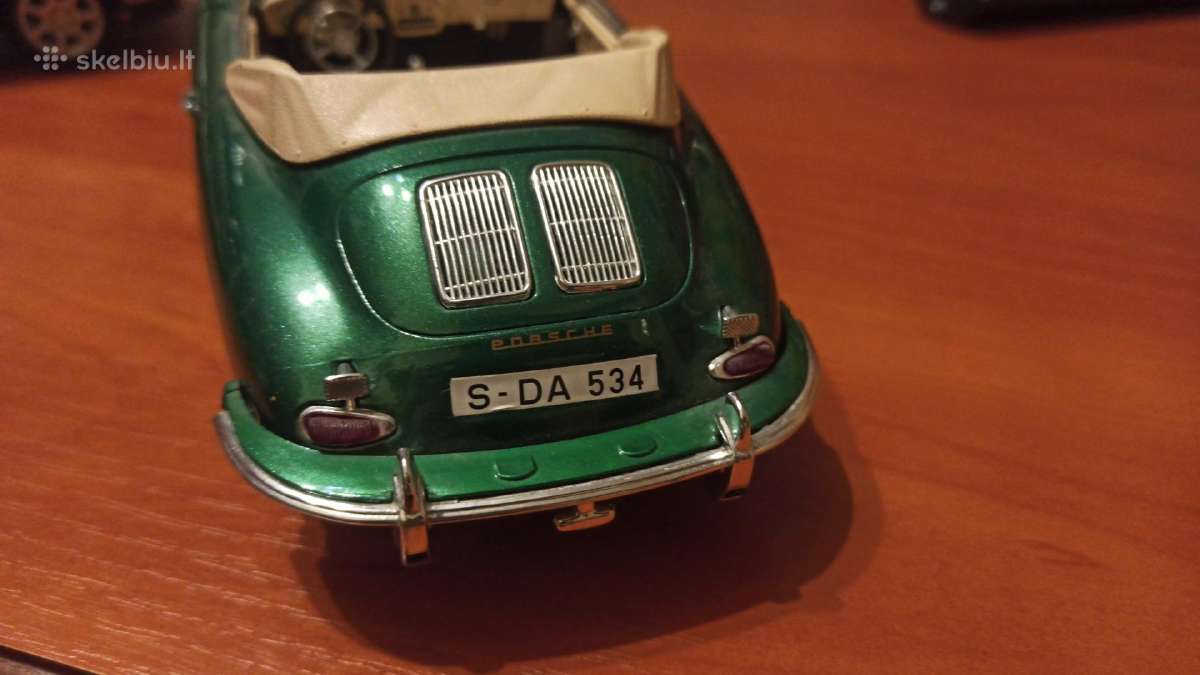 Porsche 365b roadster 1961 1:18 bburago - nuotraukos Nr. 3