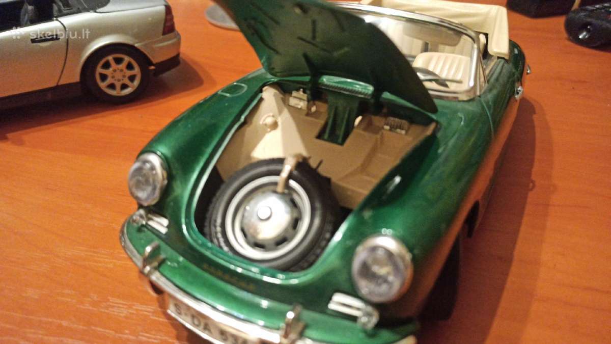 Porsche 365b roadster 1961 1:18 bburago - nuotraukos Nr. 4