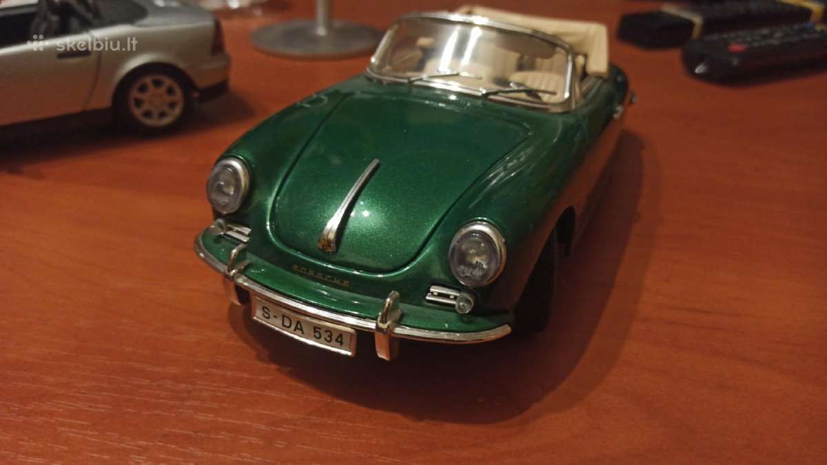 Porsche 365b roadster 1961 1:18 bburago - nuotraukos Nr. 5