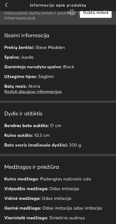 Stilingos basutės plonu kulniuku (neavėtos) - nuotraukos Nr. 6