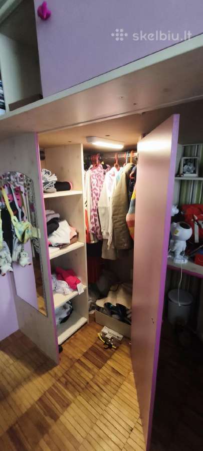 Dovanoju mergaitės sekcija su lova 2jiu aukštų. - nuotraukos Nr. 3