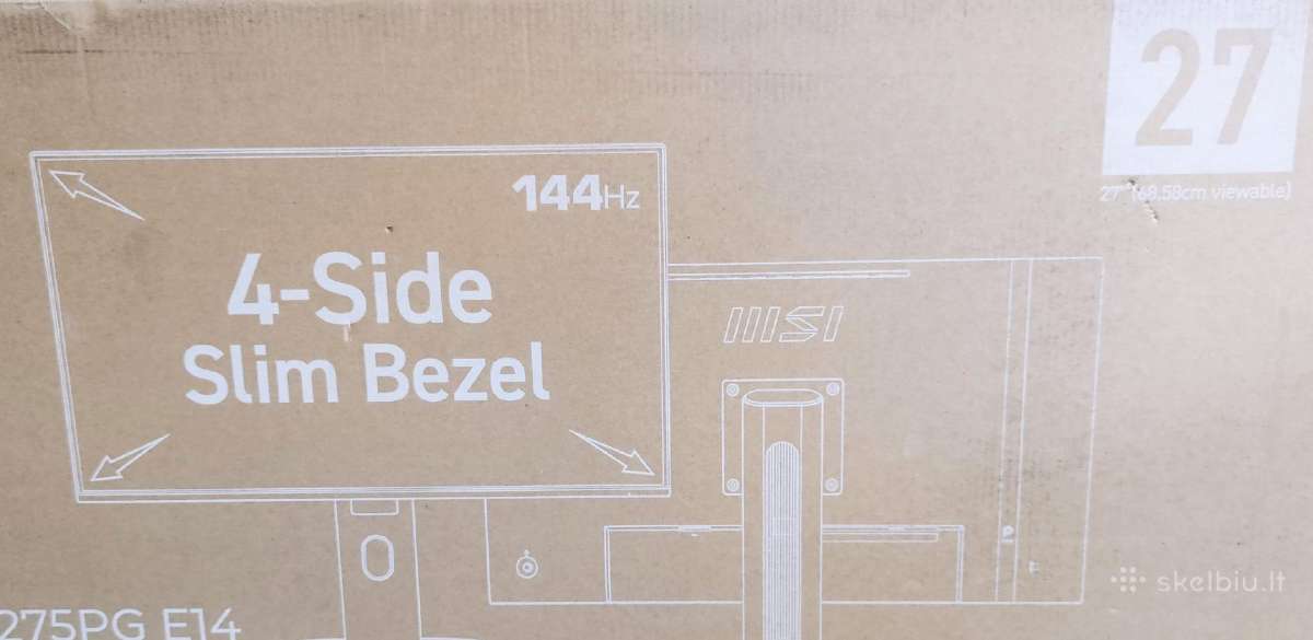 Msi Monitor LCD 27" Ips Pro Mp275pg - nuotraukos Nr. 3