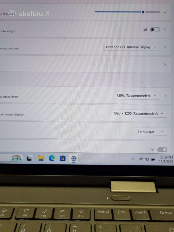 Lenovo Thinkpad Yoga X1 6th - nuotraukos Nr. 10