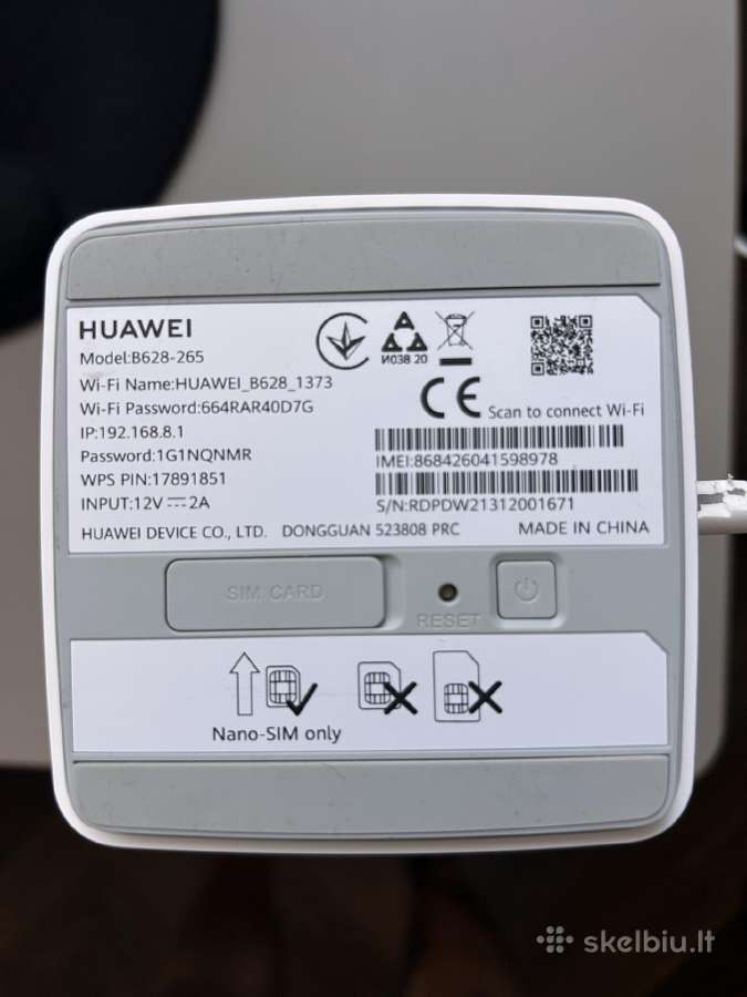Huawei B628-265 4G+ maršrutizatorius - nuotraukos Nr. 2
