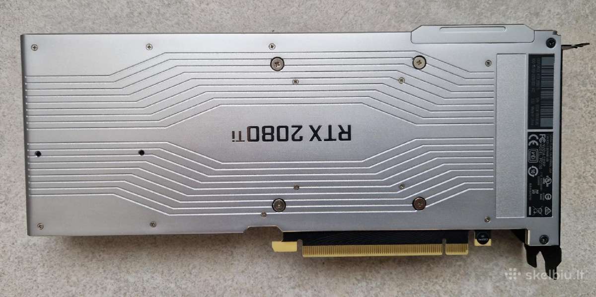 Nvidia Rtx 2080 Ti Founders Edition 11gb - nuotraukos Nr. 2