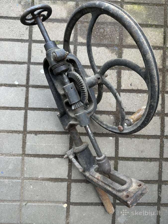Senovinės gręžimo staklės - nuotraukos Nr. 4