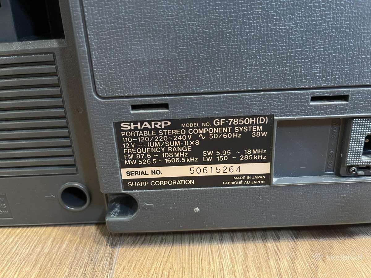 Sharp Gf-7850 - nuotraukos Nr. 9