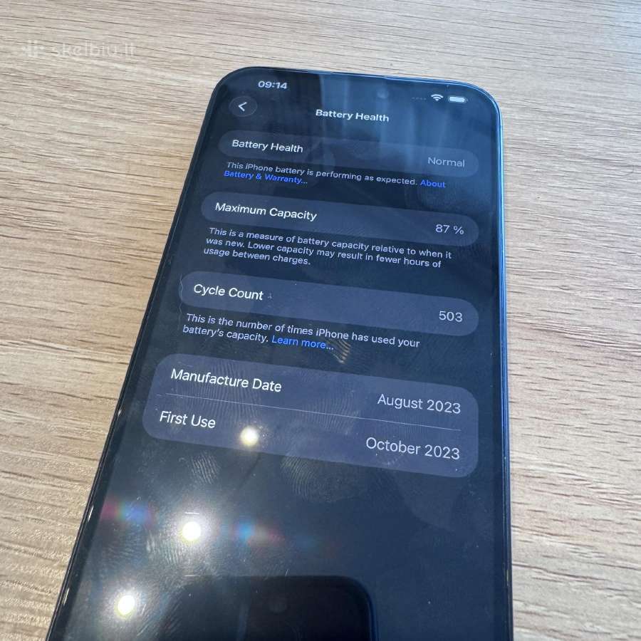 iPhone 15 Pro Max - nuotraukos Nr. 9