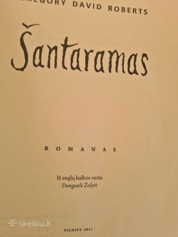 2011 m. G. D. Roberts Šantaramas - nuotraukos Nr. 3