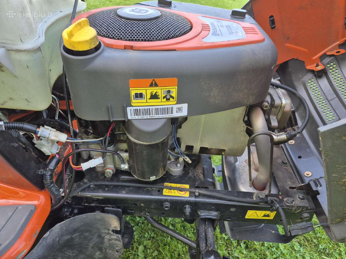 Parduodamas traktoriukas Husqvarna Tc 138, 2017 m. - nuotraukos Nr. 3