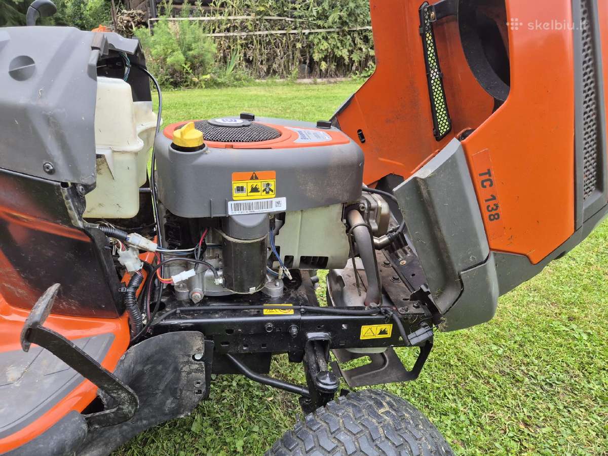 Parduodamas traktoriukas Husqvarna Tc 138, 2017 m. - nuotraukos Nr. 7