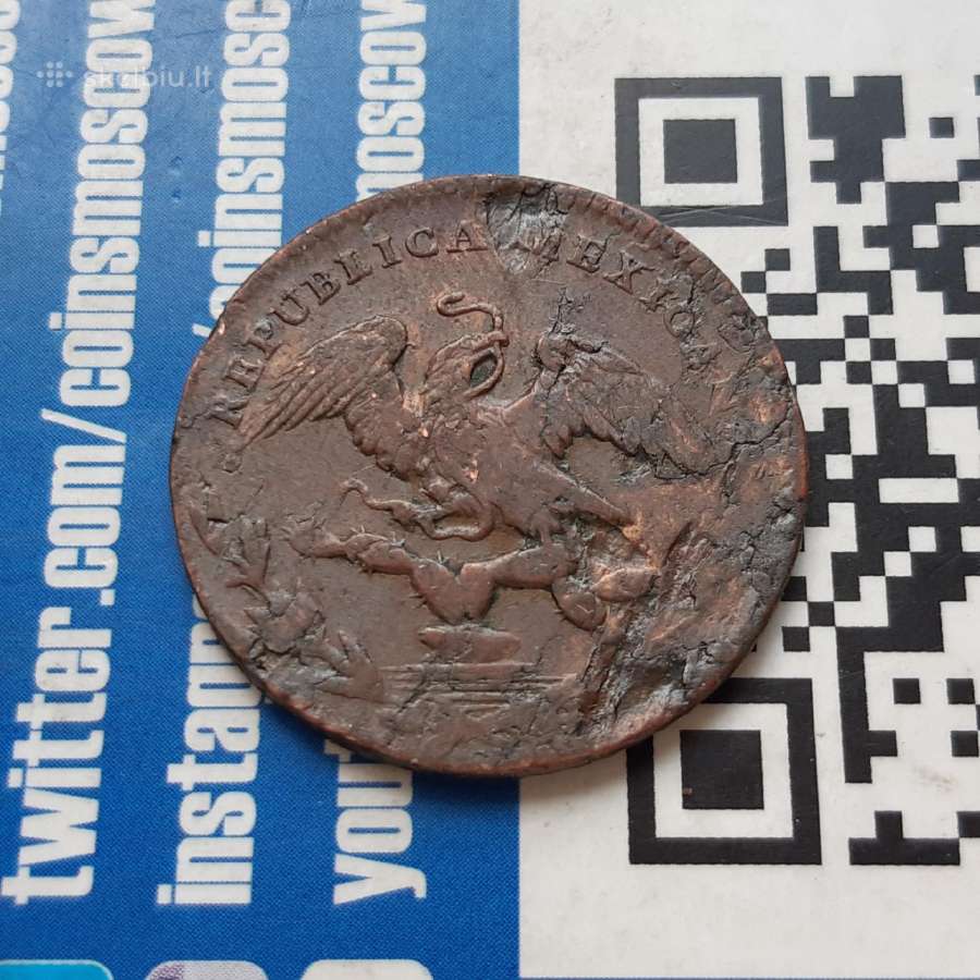 Meksika 1/4 realo 1830 - nuotraukos Nr. 2