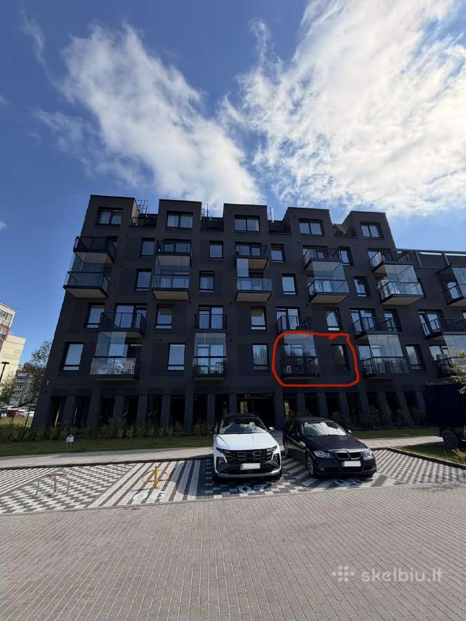 Nuomojamas naujas 2 kambarių butas Justiniškėse - nuotraukos Nr. 26