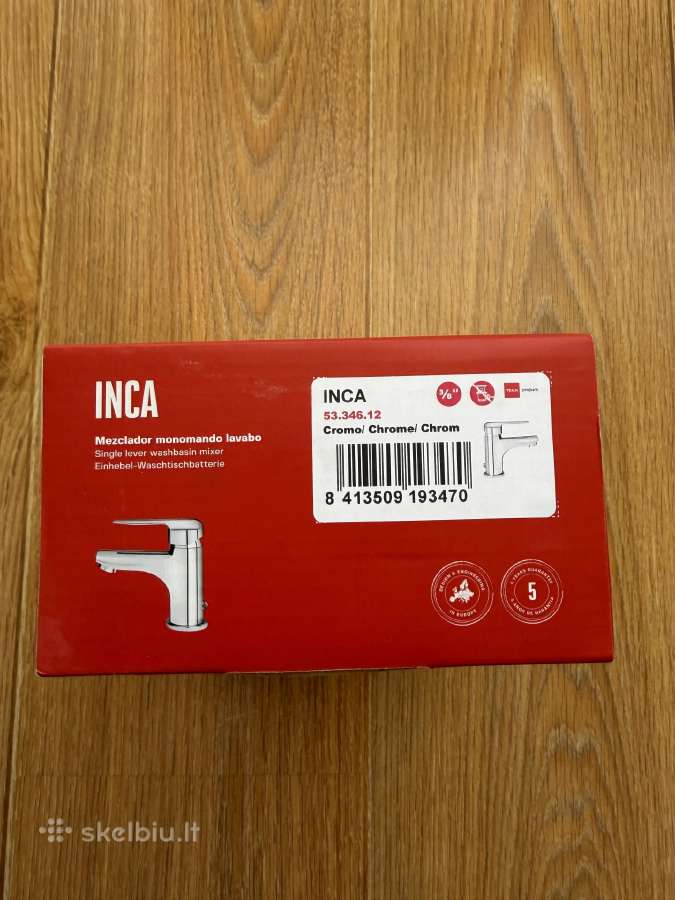 Teka Inca Chrome – naujas, neatidarytas - nuotraukos Nr. 3