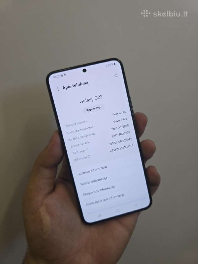 Samsung S22 5G 8/128 - nuotraukos Nr. 4