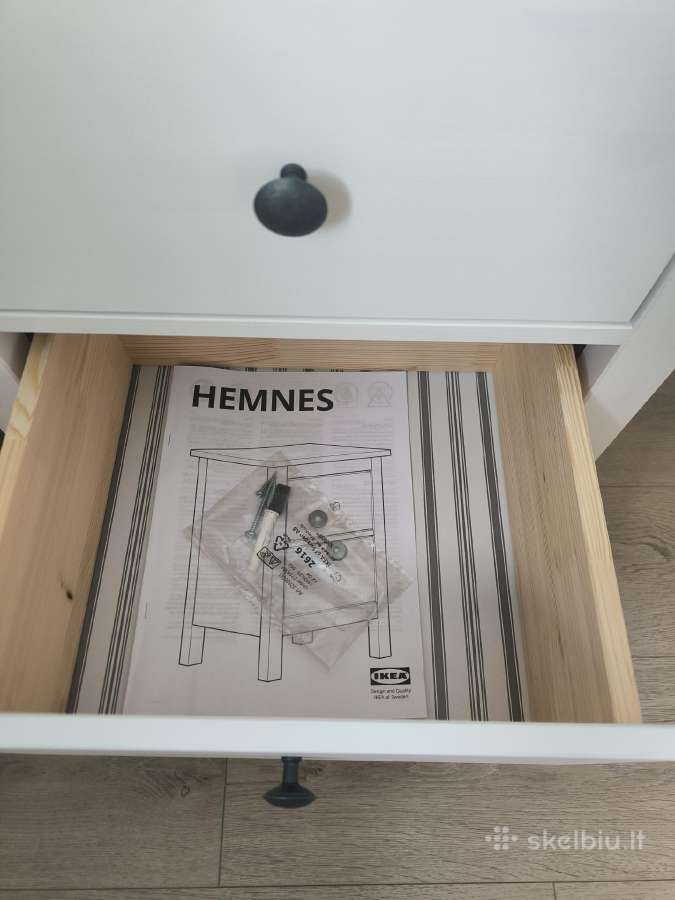 Ikea Hemnes komoda / naktinis staliukas - nuotraukos Nr. 4