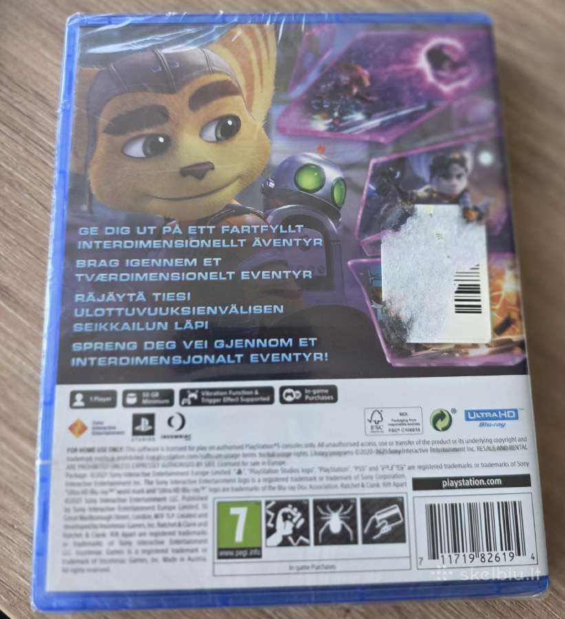 Ps5 Ratchet&clank: Rift Apart–naujas, neišpakuotas - nuotraukos Nr. 2