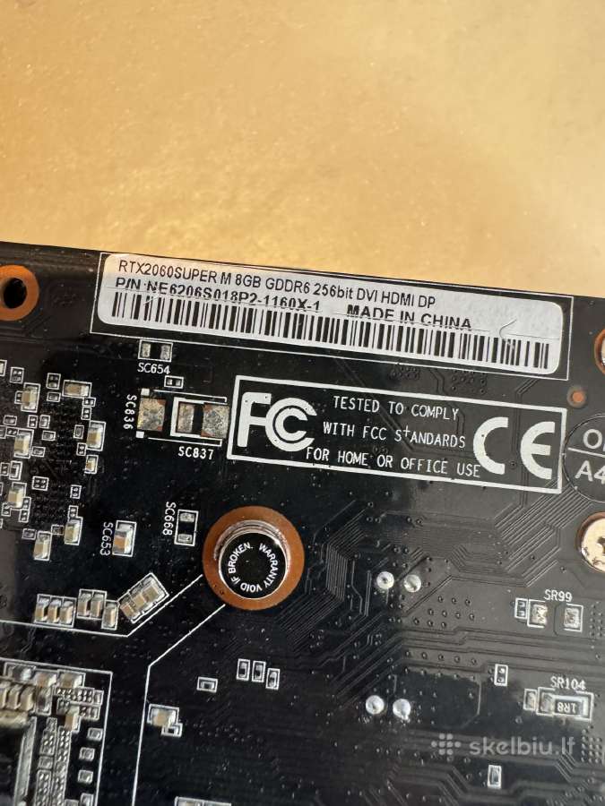 Gainward Rtx 2060 Super Ghost 8gb - nuotraukos Nr. 3