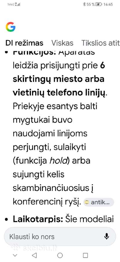 Telefonas Kd-6,komutatorius - nuotraukos Nr. 5