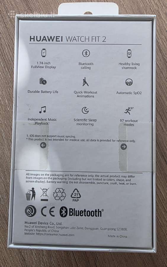 Laikrodis Huawei Watch Fit 2 – naujas, nenaudotas - nuotraukos Nr. 2