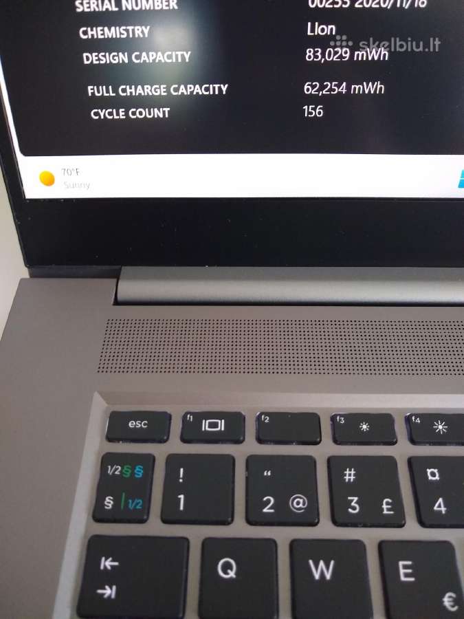 Studio i7-10850h/16/500/rtx3000 - nuotraukos Nr. 6