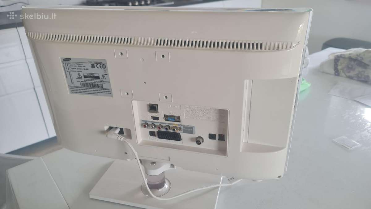 22" televizorius Samsung. Baltos spalvos - nuotraukos Nr. 7