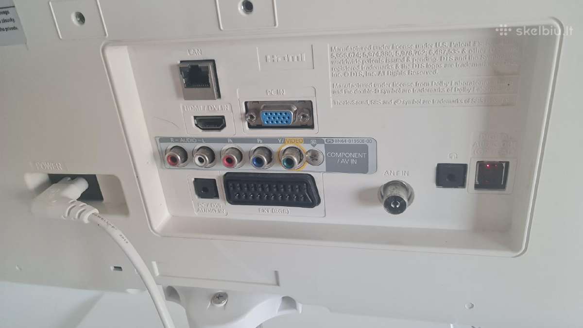 22" televizorius Samsung. Baltos spalvos - nuotraukos Nr. 9
