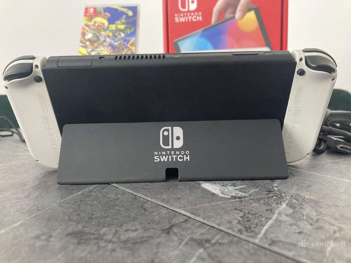 Nintendo Switch Oled 64gb + Splatoon 3 - nuotraukos Nr. 3