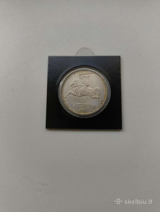 10 Litų 1936 m. Labai Gero Stovio. Unc - Neplauta - nuotraukos Nr. 3