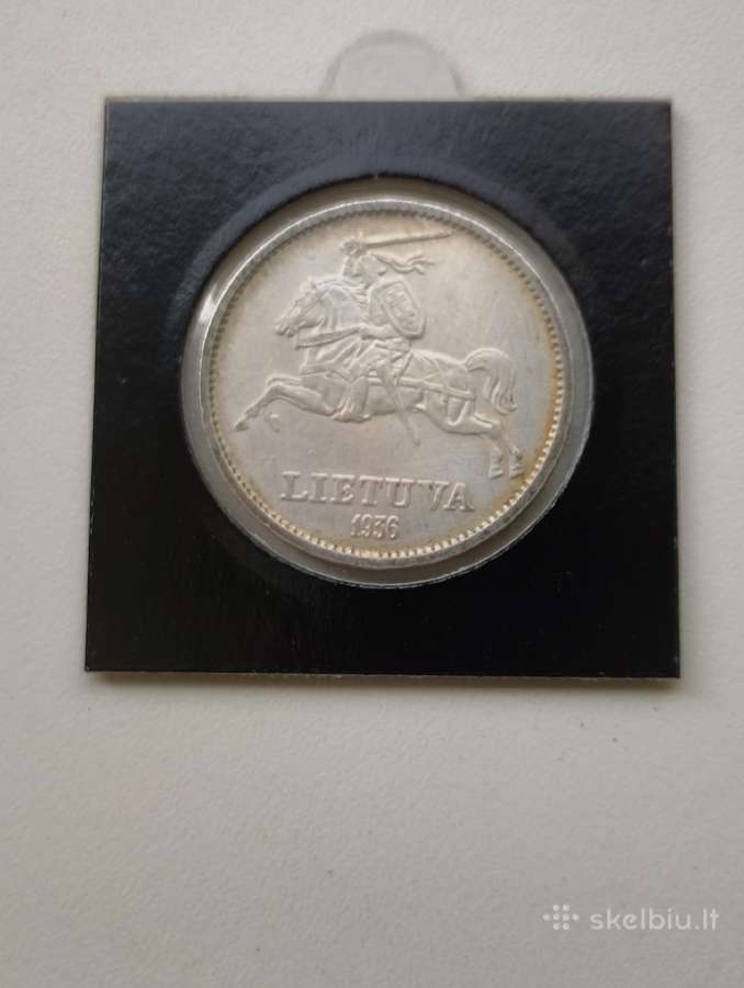 10 Litų 1936 m. Labai Gero Stovio. Unc - Neplauta - nuotraukos Nr. 4