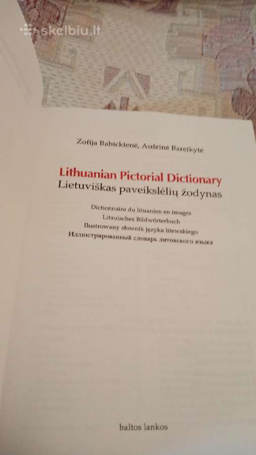 Lithuanian Pictorial Dictionary - nuotraukos Nr. 2