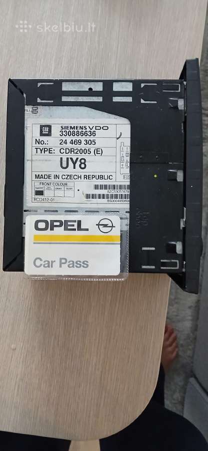 Opel Vivaro Cdr 2005 grotuvas - nuotraukos Nr. 2